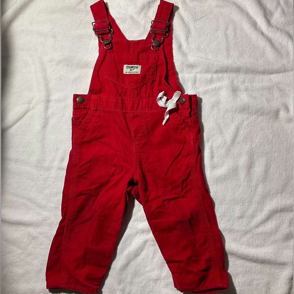 OshKosh B’gosh Red overall (12m)